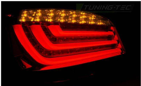 LED svetlá Bmw E60 LCI 07-10 červená biela led bar