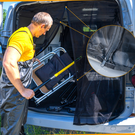 Krytka proti hmyzu na zadné dvere pre FORD TRANSIT CUSTOM 2013-2022