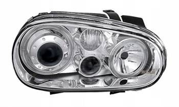 VW Golf IV svetlomety CHROM RINGI