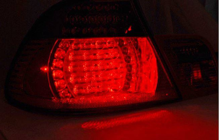 LED žiarovky bmw 3 e46 03-06 kupé červený dym led