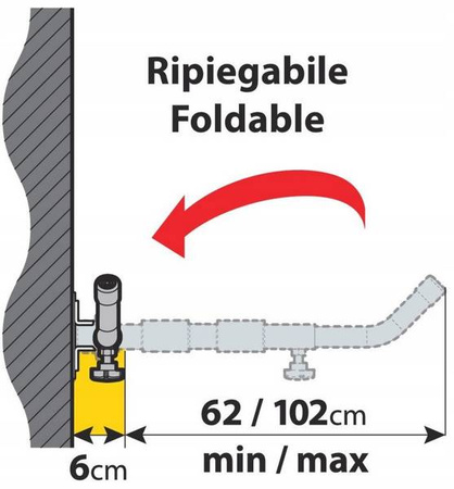 Horizontálny držiak strešného boxu