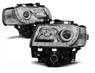 Svetlomety VW T4 96-03 autobus denné svetlo chróm