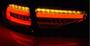 LED r-w dts svetlá pre Audi A4 B8 12-15 sedan