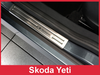 Krytky prahov Škoda Yeti (oceľové)