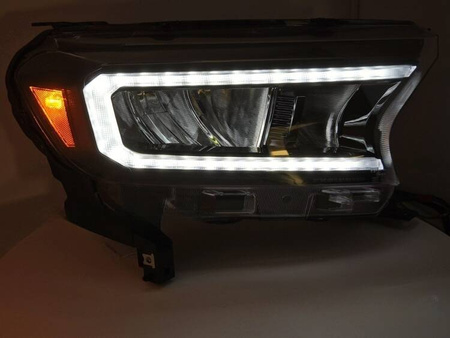 Full LED čierne predné svetlá pre Ford Ranger V