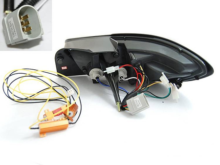 LED dymové lampy pre Seat Ibiza 6j 3d 08-12