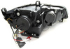 Predné svetlomety nové BMW X5 E70 07-10 RINGS 3D DRL CHR XENON AFS