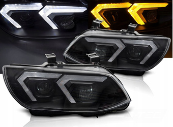 Svetlomety LED DRL pre BMW E92 E93 LCI (2010-2013) - Náhradné xenónové svetlomety, čierne