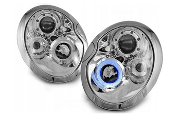 Svetlomety Mini Cooper 01-06 Ringi Chrome