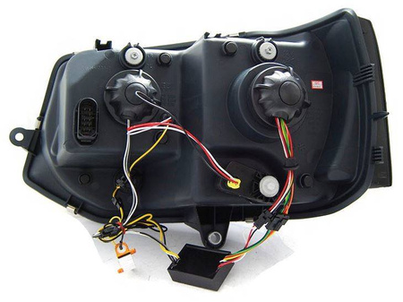 Nové svetlomety VW T5 10-15 LED TUBE BLACK T6 LOOK DRL LIFT