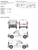 Špeciálny strešný nosič pre Opel Combo 2012 -&gt