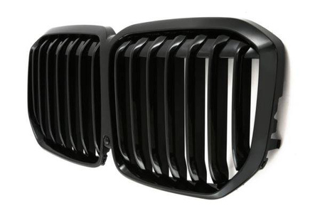 GRIL pre BMW X7 G07 19-22 SINGLE SLAT GLOSS BLACK