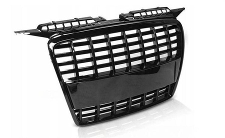 Predná mriežka chladiča čierna lesklá AUDI A3 05-08 S