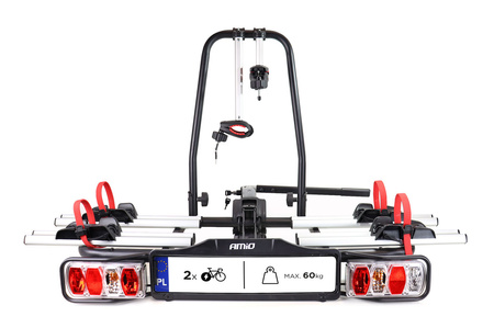 Plošinový nosič bicyklov s háčikom - E-Bike - 2 bicykle TBC-02/2