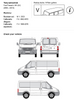 Strešný nosič Ford Transit L1H1 2000-2013r