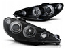 Peugeot 206 BLACK RINGI svetlomety