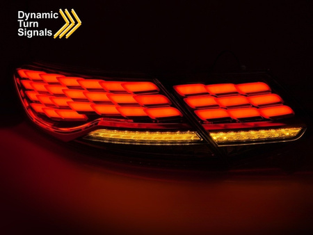 Červené LED žiarovky pre Mercedes C205 14-21