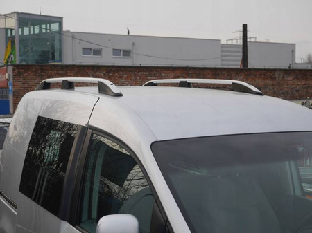 Strešné lišty Volkswag VW Caddy 2004-2015 KRÁTKE