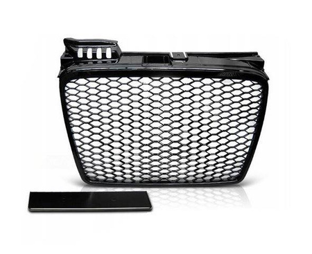 Predná mriežka pre Audi A4 B7 čierna lesklá RS-Type