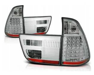 BMW X5 E53 99-03 chrómové zadné svetlá