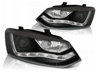 Svetlomety Vw Polo 6r 09-14 Black Led