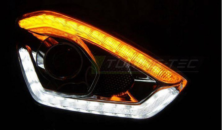 Suzuki Swift 6 VI 17- trubice chróm led dts lampy