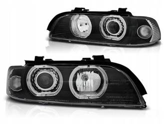Svetlomety BMW E39 95-03 Black Ring LED Depo