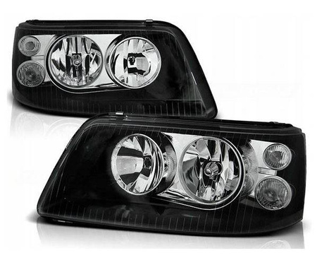 Svetlomety VW T5 03-09 CLEAR BLACK