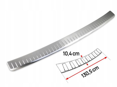 Lišta kufra, zadný nárazník, VW T5 03-15
