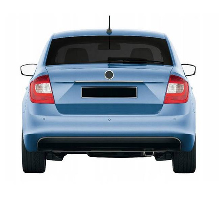 Lišta dverí batožinového priestoru nad plechmi Škoda Octavia 3 SEDAN