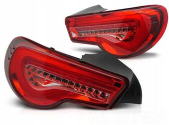 Červené LED tyčové diódové lampy pre Toyota GT86 12-21