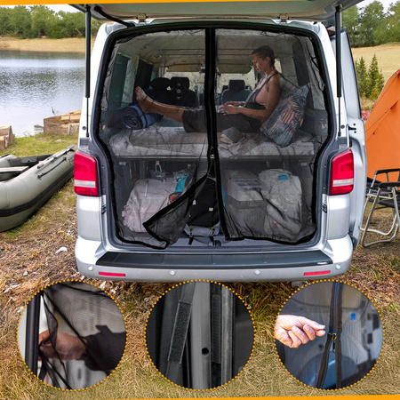 Polica na kempingovú posteľ VW T5 T6 T6.1 Multivan