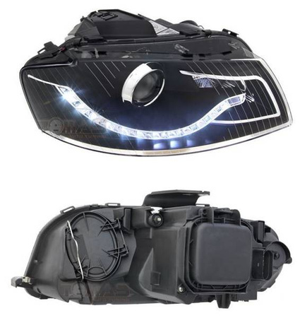 Audi A3 8P BLACK DAYLIGH svetlomety