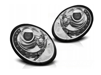 Svetlomety Vw New Beetle 06-12 Led Chrome