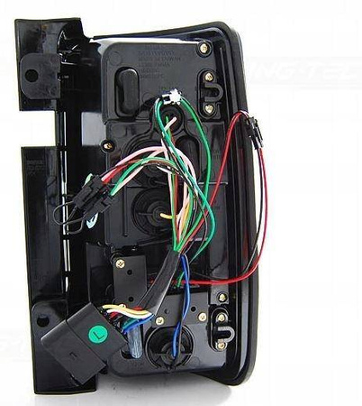 LED svetlá Vw Caddy 03-14 červená biela led bar