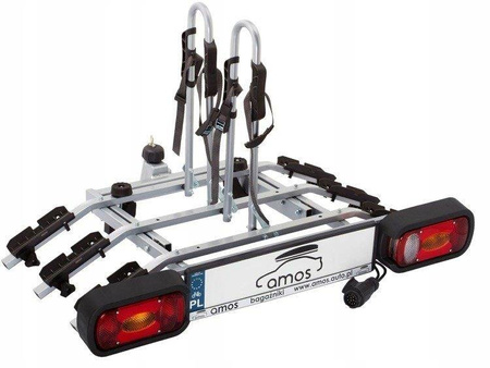 Nosič bicyklov pre 3 bicykle na závesný nosič Titan Amos 13PIN