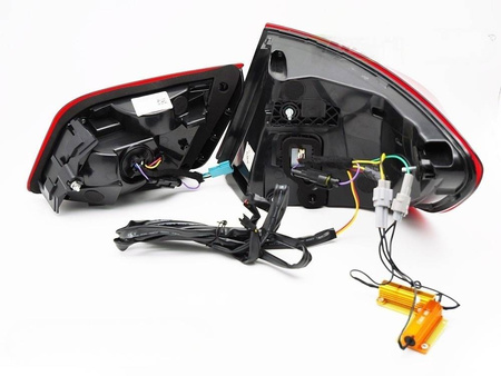 OLED červené LED zadné svetlá pre BMW F10 10-16