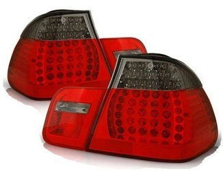 Zadné LED svetlá BMW E46 Sedan SMOKE