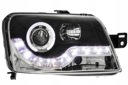 Svetlomety Fiat Panda 03- Black Led