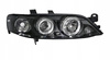 Svetlomety Opel Vectra B BLACK RINGI
