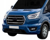 Lišty prednej masky GRILL Ford Transit 2019+