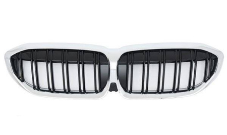 MRIEŽKA ( OBLIČKOVÁ) BMW G20 G21 19- ČIERNA CHRÓMOVÁ