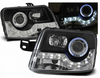 Svetlomety Fiat Panda 03- Black Led