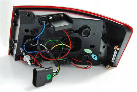 LED žiarovky nové Audi A6 C6 04-08 r-w led 6pin