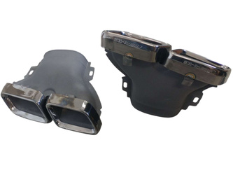 Koncovky výfuku Mercedes W213, GLC X253 čierne