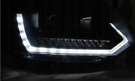 Žiarovky Vw T5 2010-2015 led trubice čierna t6 vzhľad dts