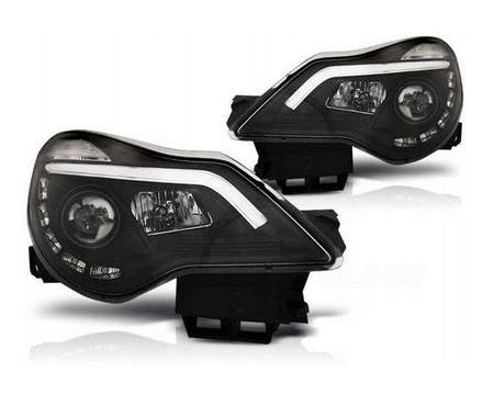 Svetlomety Opel Corsa D Black Dayli