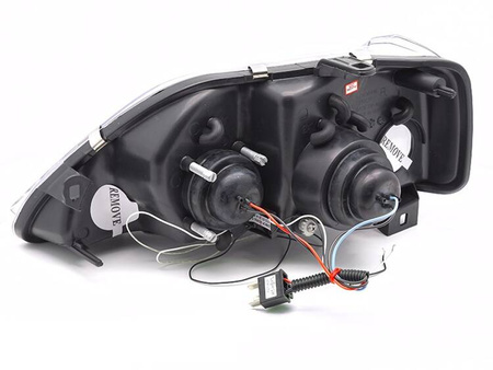 Lampy Svetlomety Dacia Logan 04-08 Angel Eyes Black