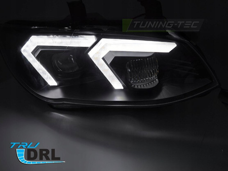 Svetlomety LED DRL pre BMW E92 E93 LCI (2010-2013) - Náhradné xenónové svetlomety, čierne