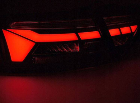 Čierne LED BAR lampy pre AUDI A5 11-16 LIFT